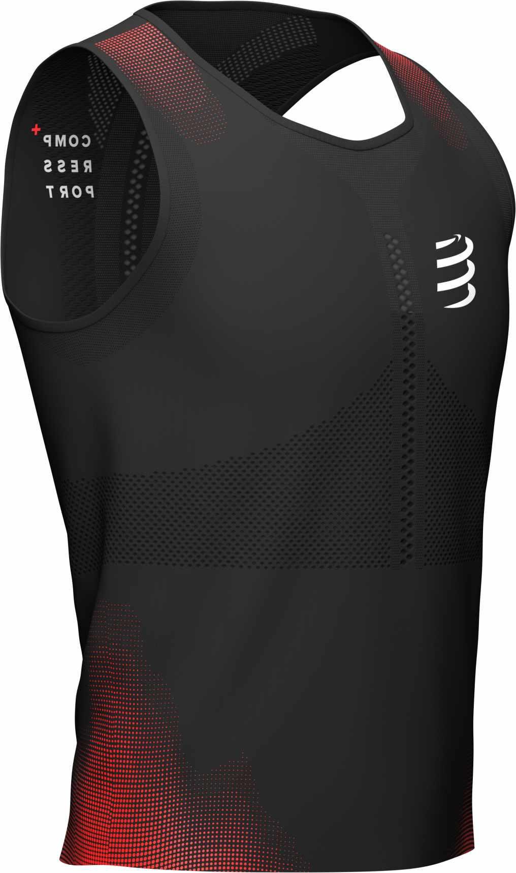 Майка чоловіча для бігу Pro Racing Singlet L Чорний (ebce67ea) - фото 1