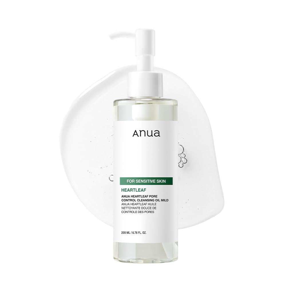 Гидрофильное масло ANUA Heartleaf Pore Control Cleansing Oil Mild для чувствительной кожи 200 мл