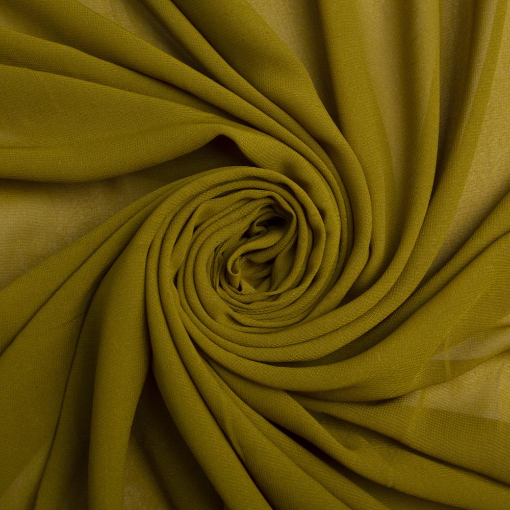 Шифон плательный Sheila Хаки (24623)