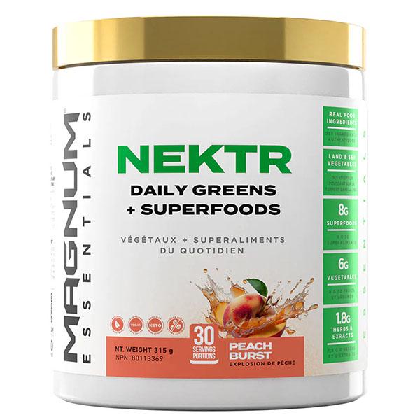 Антиоксиданты для спорта Magnum Nutraceuticals NEKTR Daily гreens + SuperFoods 315 г/30 servinгs Peach Burst (000024597)