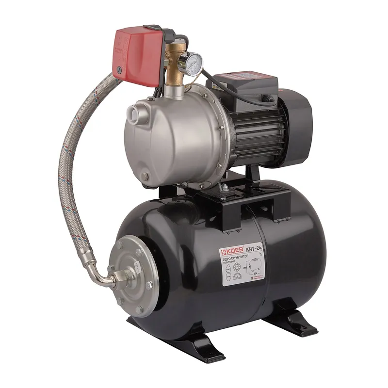 Насосная станция KOER Auto JS-1100 с пятерником Н 56 м Q 3,6 м3 P 1100 Вт 1x1" (KP3261)