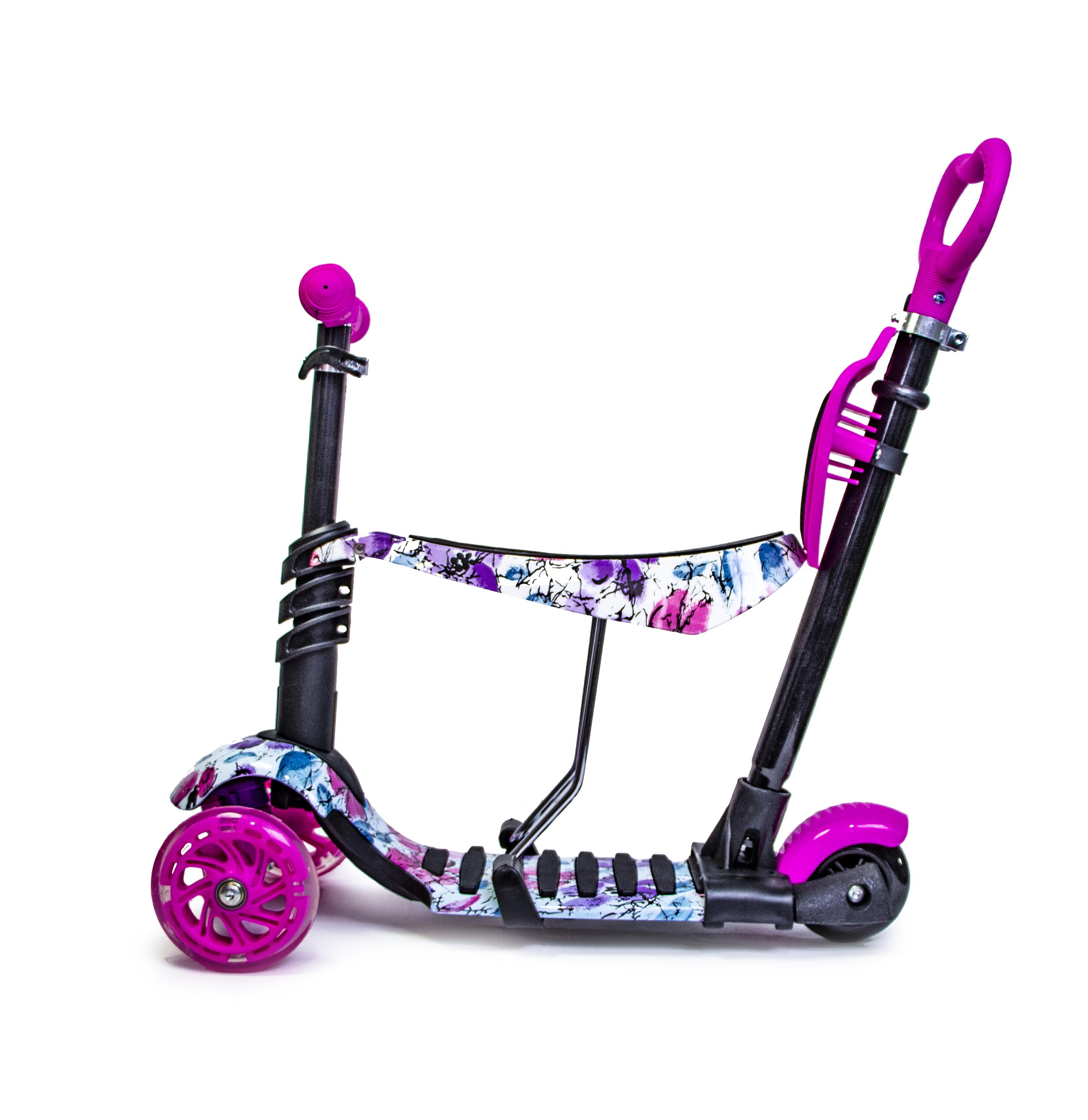 Самокат Scooter Сонечко Poppies 5в1 многофункциональный (489626380)