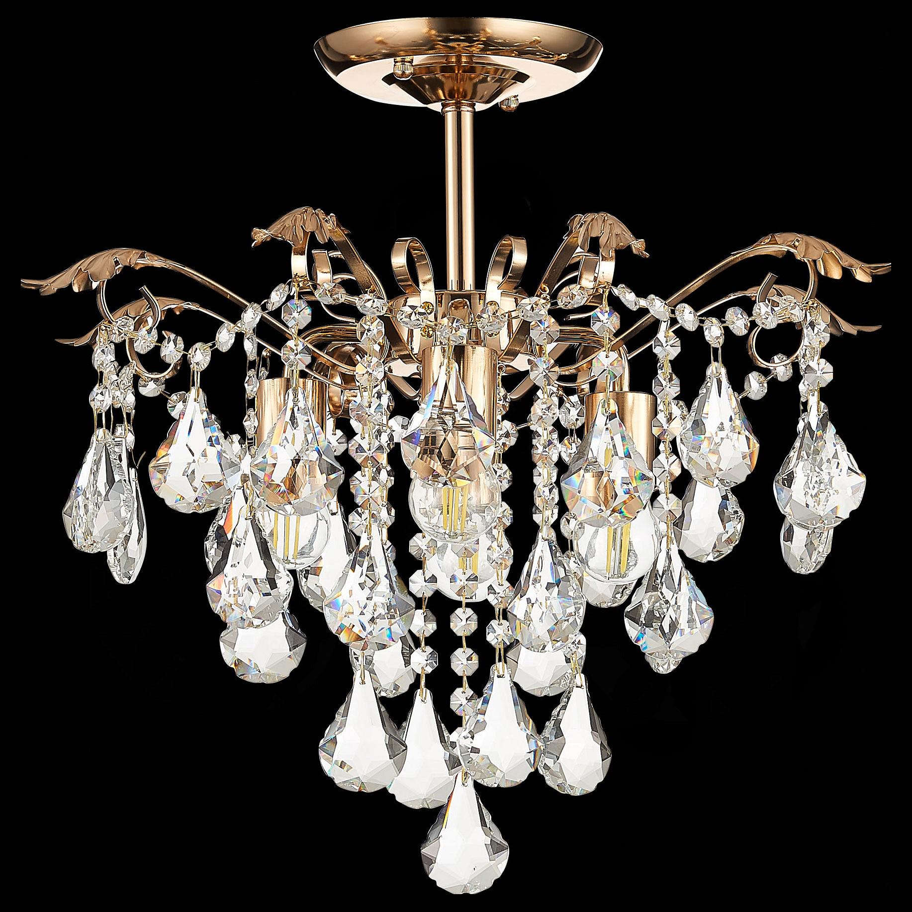 Люстра хрустальная Sirius 96011/4-400 на 4 лампочки