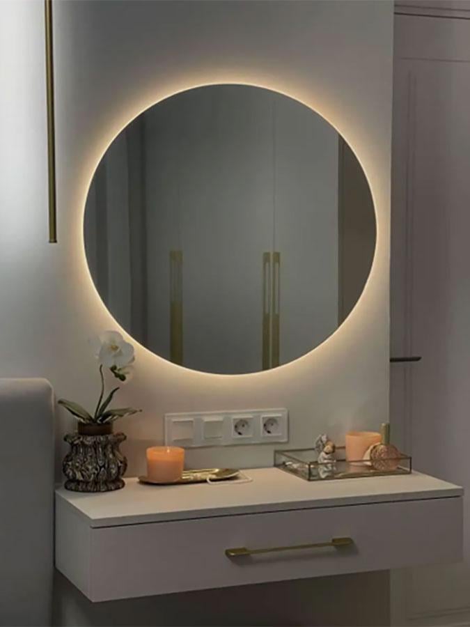 Зеркало круглое с подсветкой Range-M 70х70 см (10001M-7070stW)