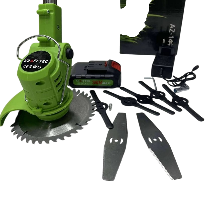 Тример садовий акумуляторний KRAFFTEC AZ-144 48V 4AP (4377) - фото 13