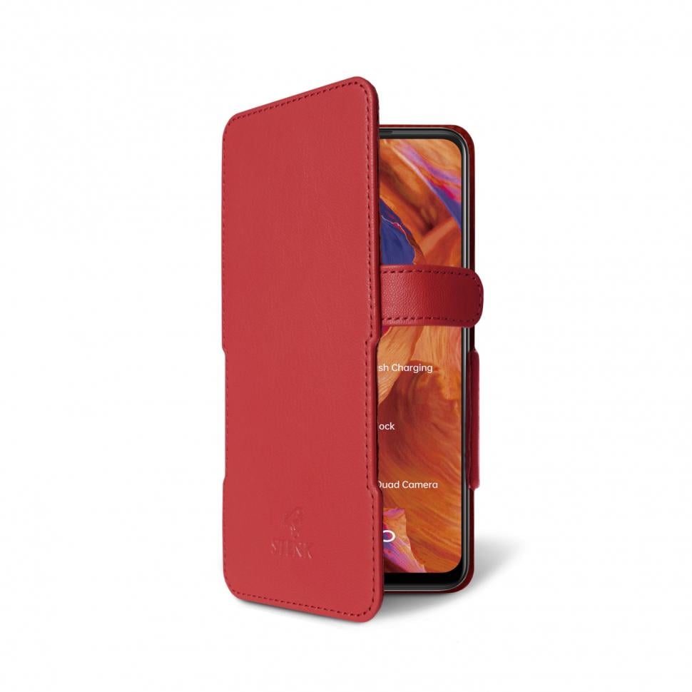Чехол книжка Stenk Prime для OPPO A73 Красный (68096)