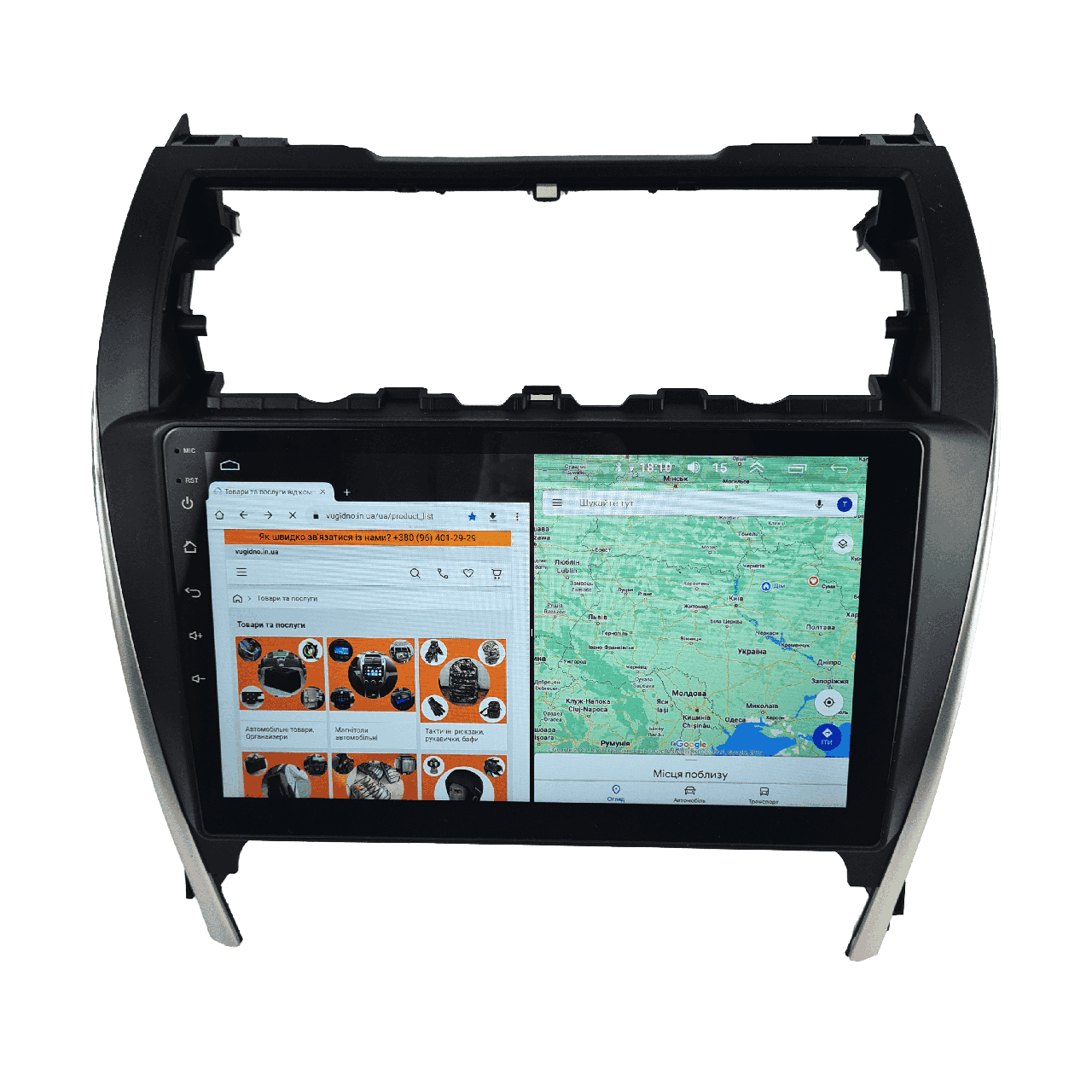 Автомагнитола для Toyota Camry 50 USA 2011-2014 4G/XyAuto/8 core/DSP Sound/CarPlay/Android (М-ТКам-10-Т5)