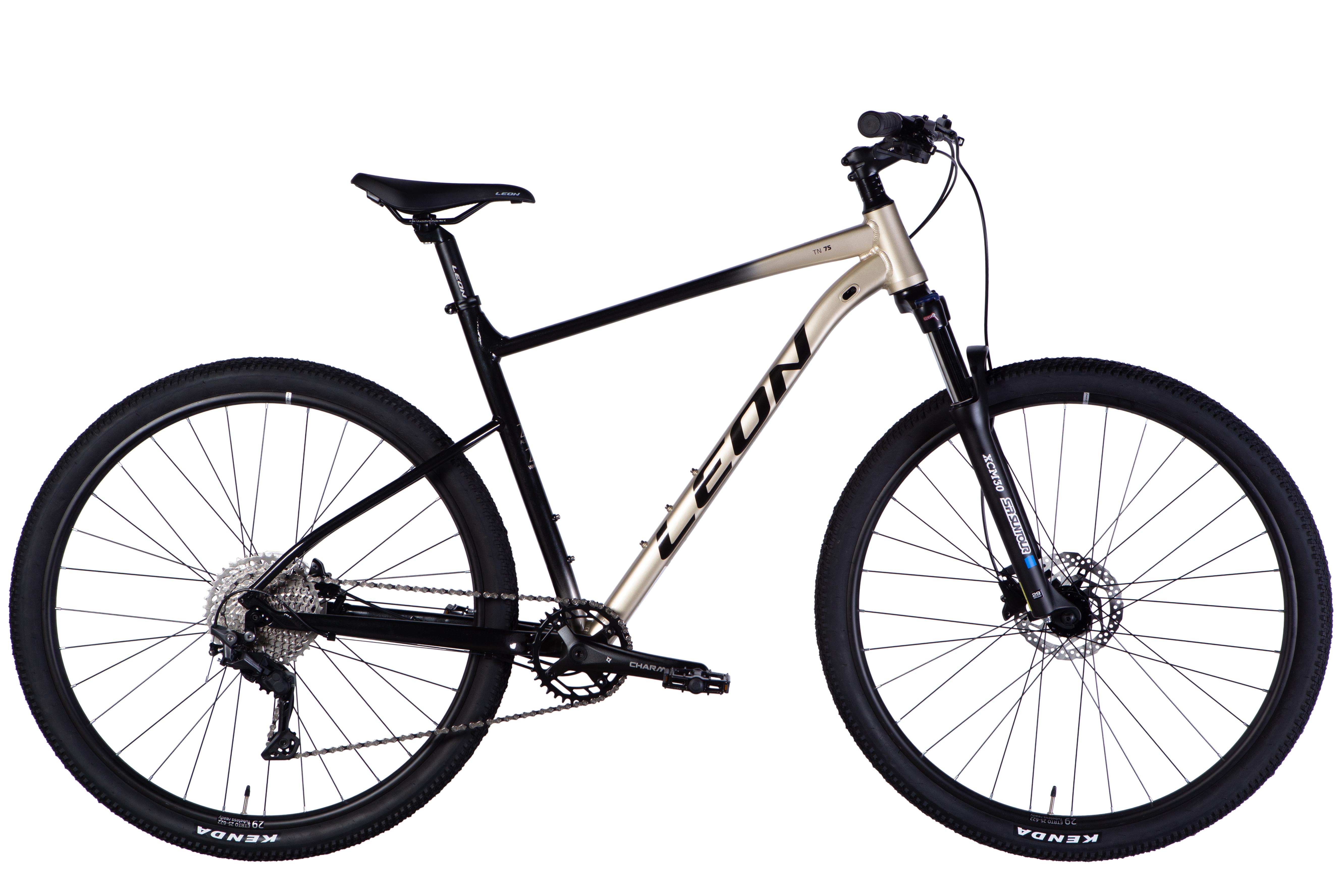 Велосипед Leon 2025 TN 75 HDD AL 29" рама 21" Серебристый с черным (OPS-LN-29-237)