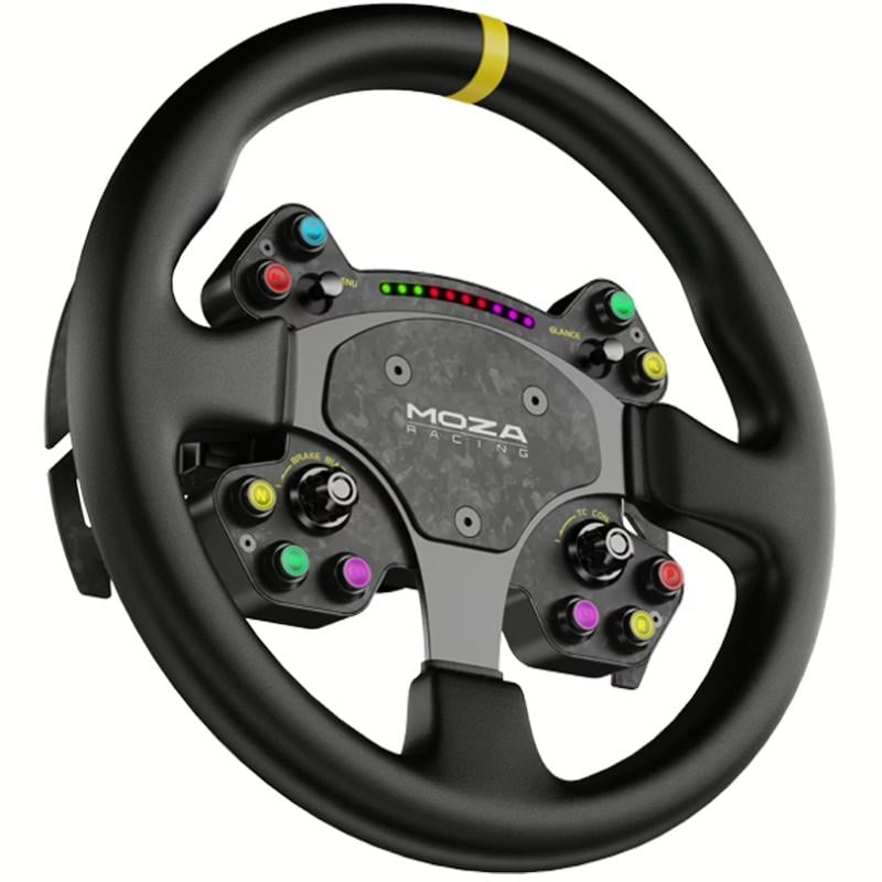 Ігрове кермо Moza Racing RS V2 Steering для PC 33 см 10кн R GB Black (RS25) - фото 3