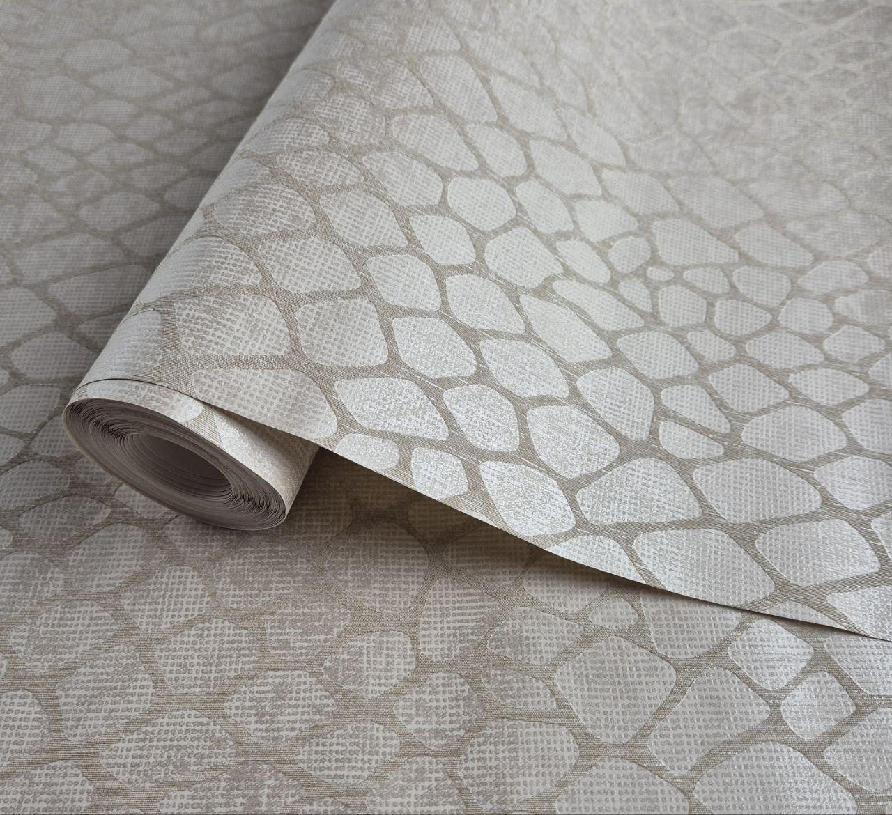 Шпалери вінілові для спальні/вітальні/кабінету Marburg 59114 0,53х10,05 м Бежевий (2785922194)