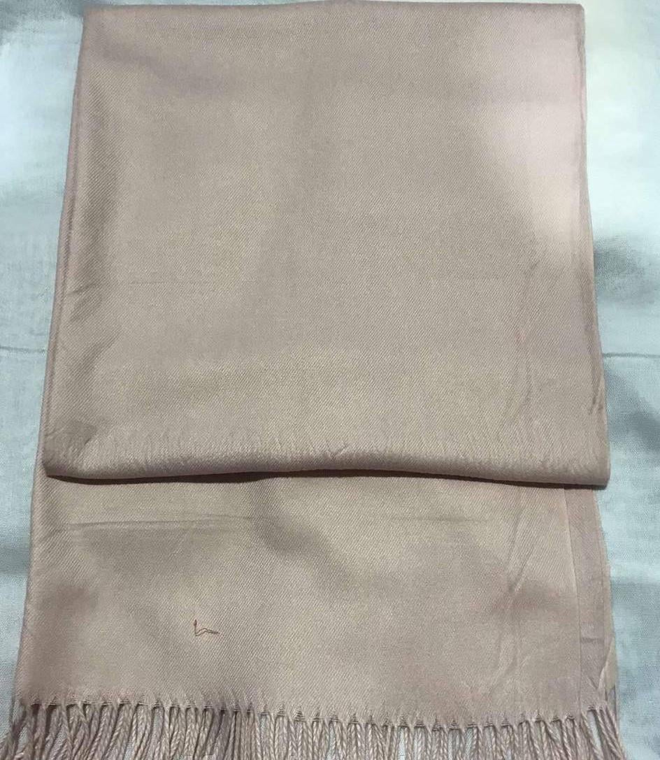 Шарф женский кашемировый Пудровый (ШарфКаш59)