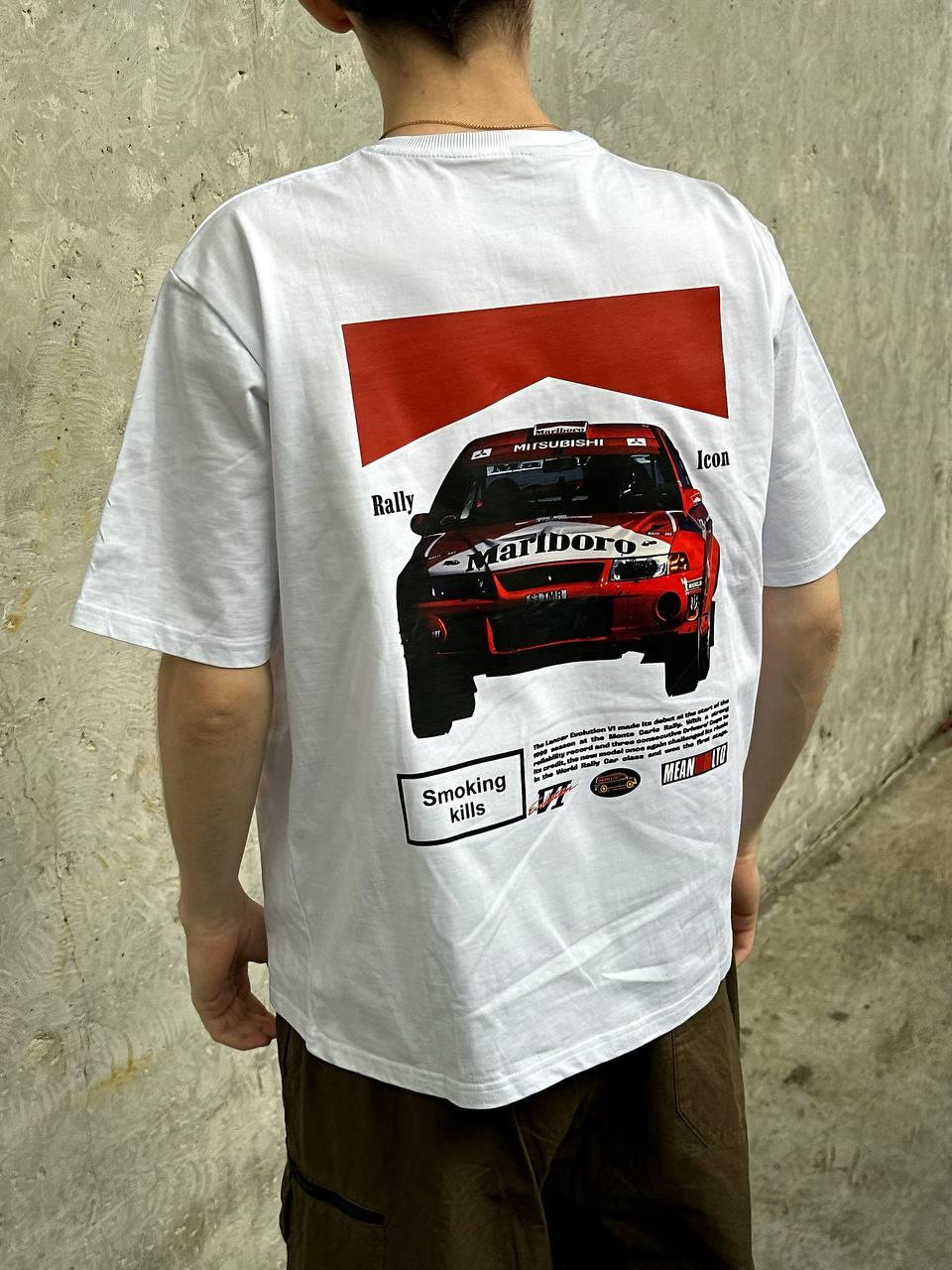 Футболка MEAN LTD MEAN LTD Mitsubishi Lancer RS ​​Evolution VI Gr.A WRC '1999 XL Белый (MLD0061394)