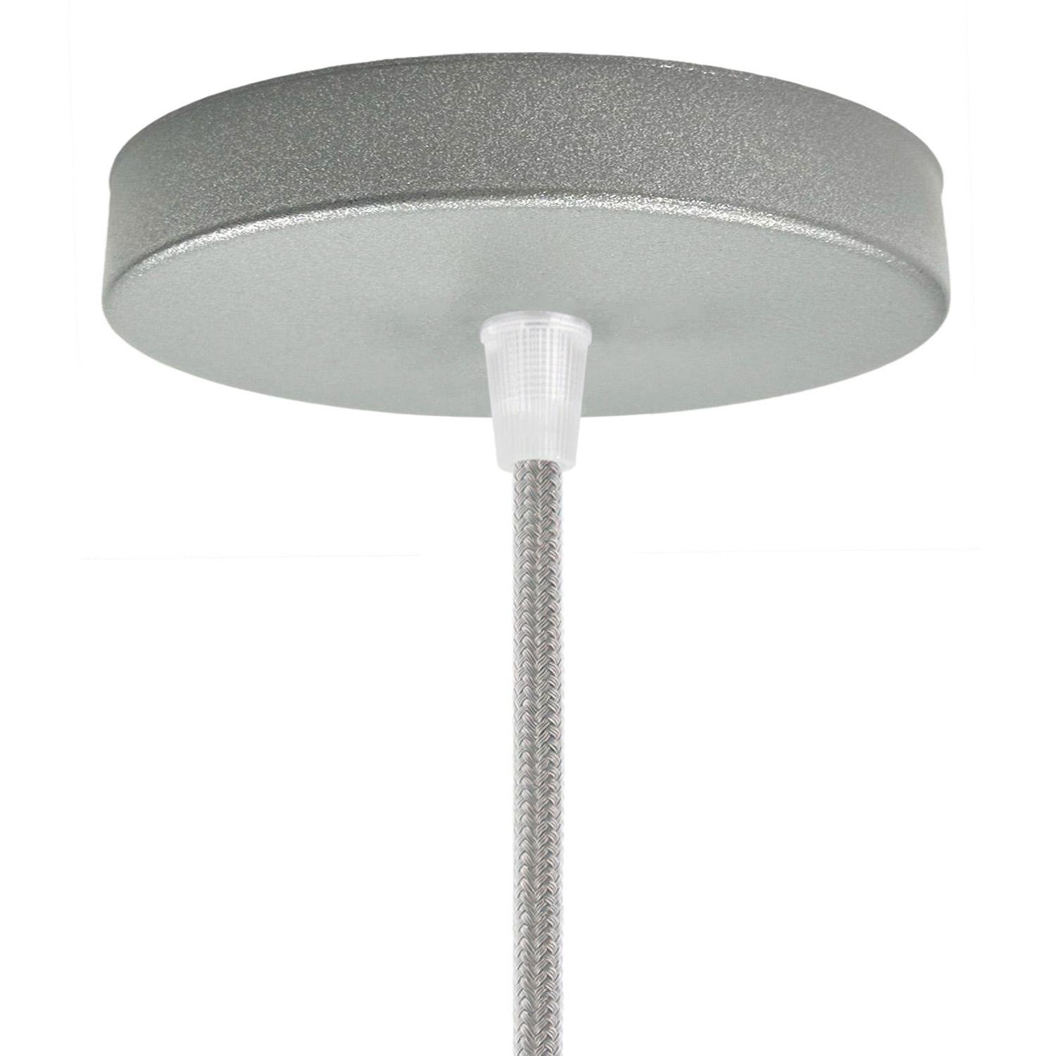 Розетка потолочная d 120х20 мм Серебро (23621)