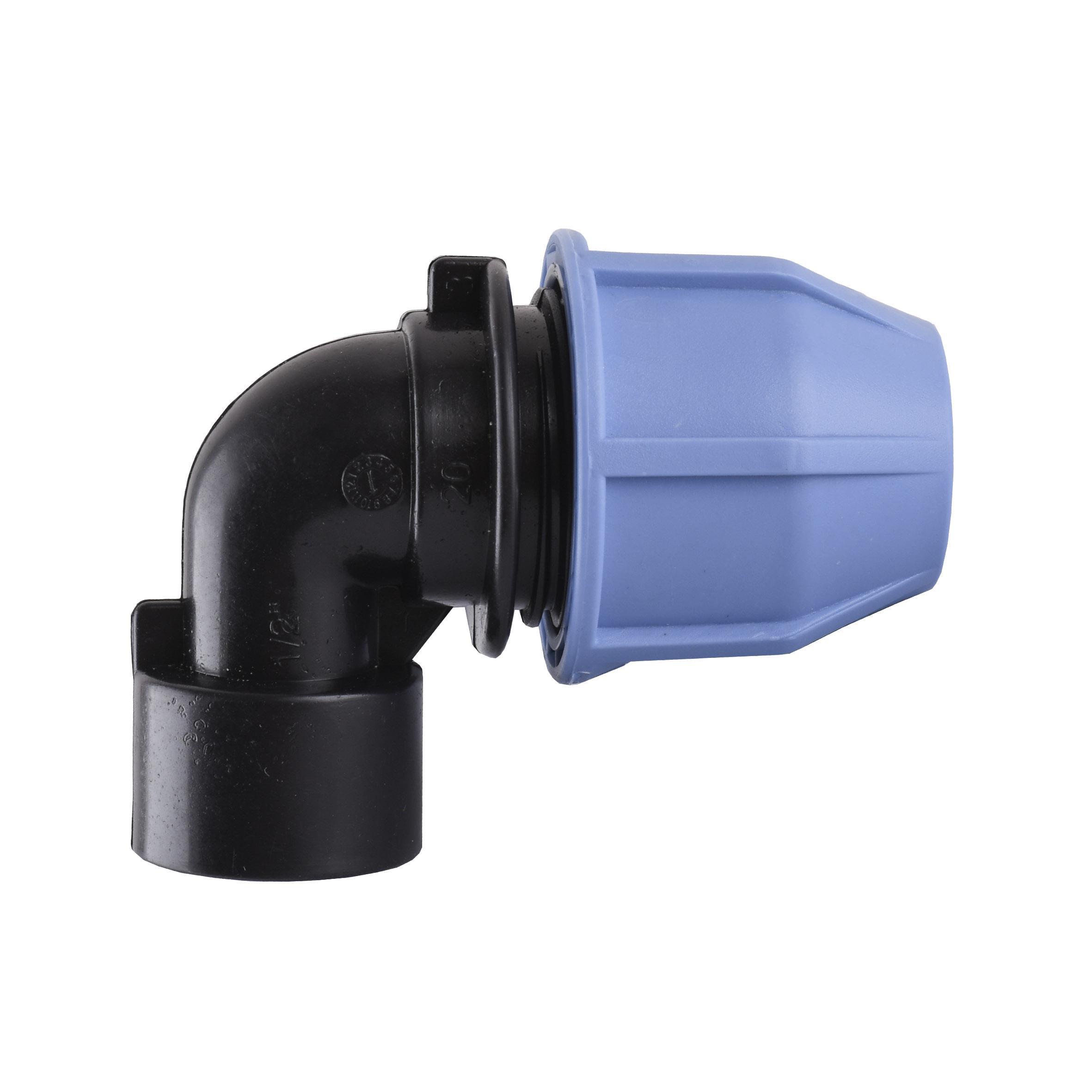 Колено ПНД Vsplast 20 мм x 1/2" ВР 4002 (000005439)