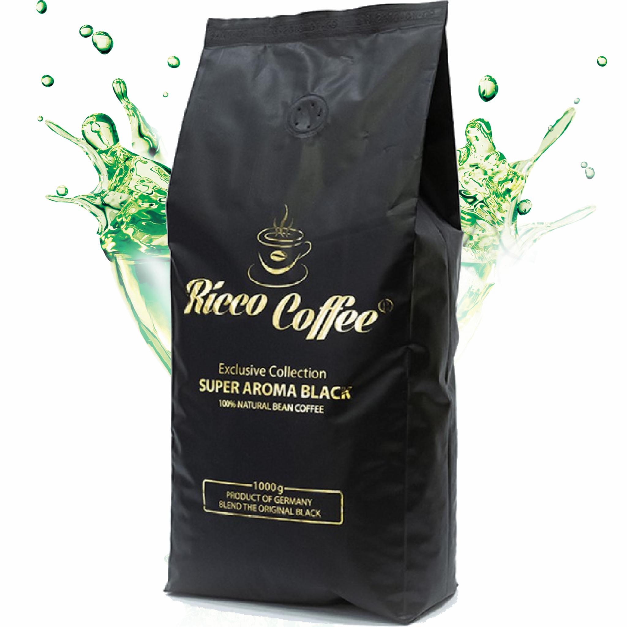 Кофе в зернах Ricco Coffee Super Aroma Black 60/40 1 кг