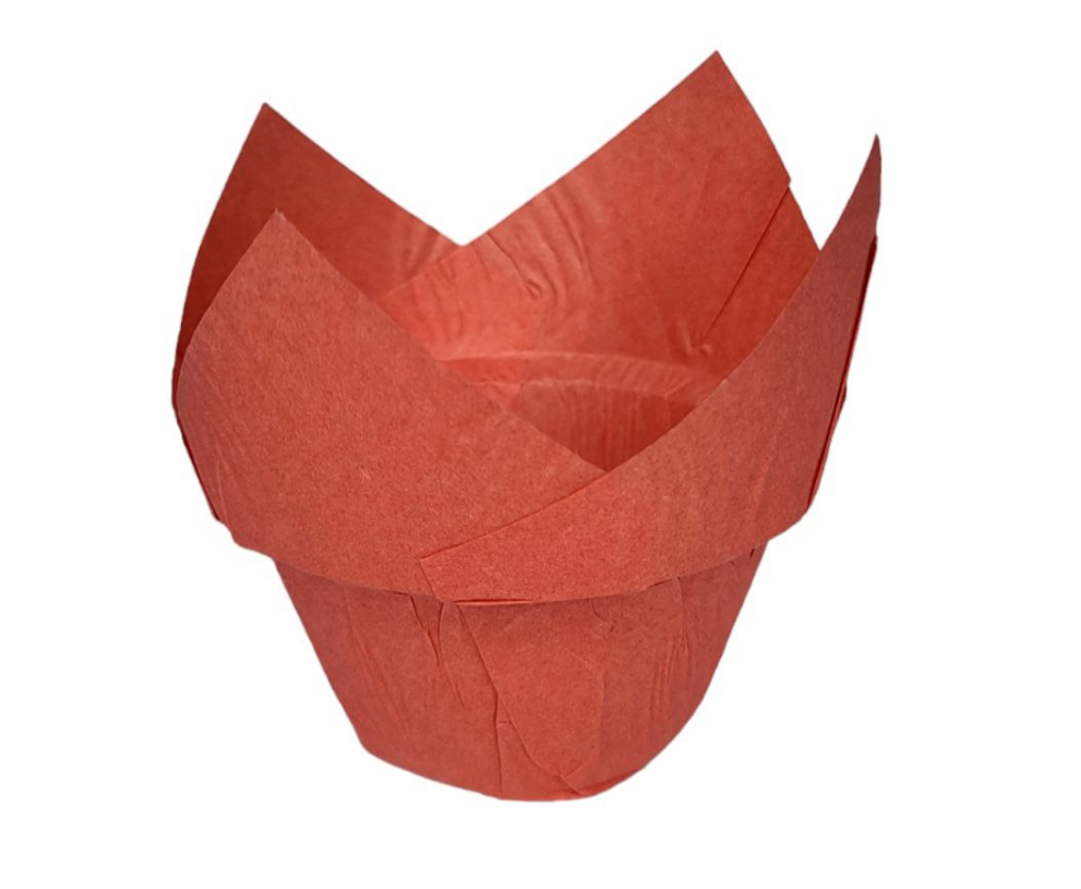 Форма для випічки з підсилювачем для кексів/капкейків паперові Кораловий (19572792) - фото 1 Форма для випічки з підсилювачем для кексів/капкейків паперові Кораловий (19572792) - фото 1