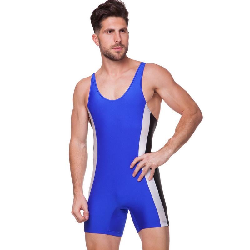 Трико RG-4262 SP-Planeta для борьбы тяжелой атлетики пауэрлифтинга р. 40 Синий (8585053829690)