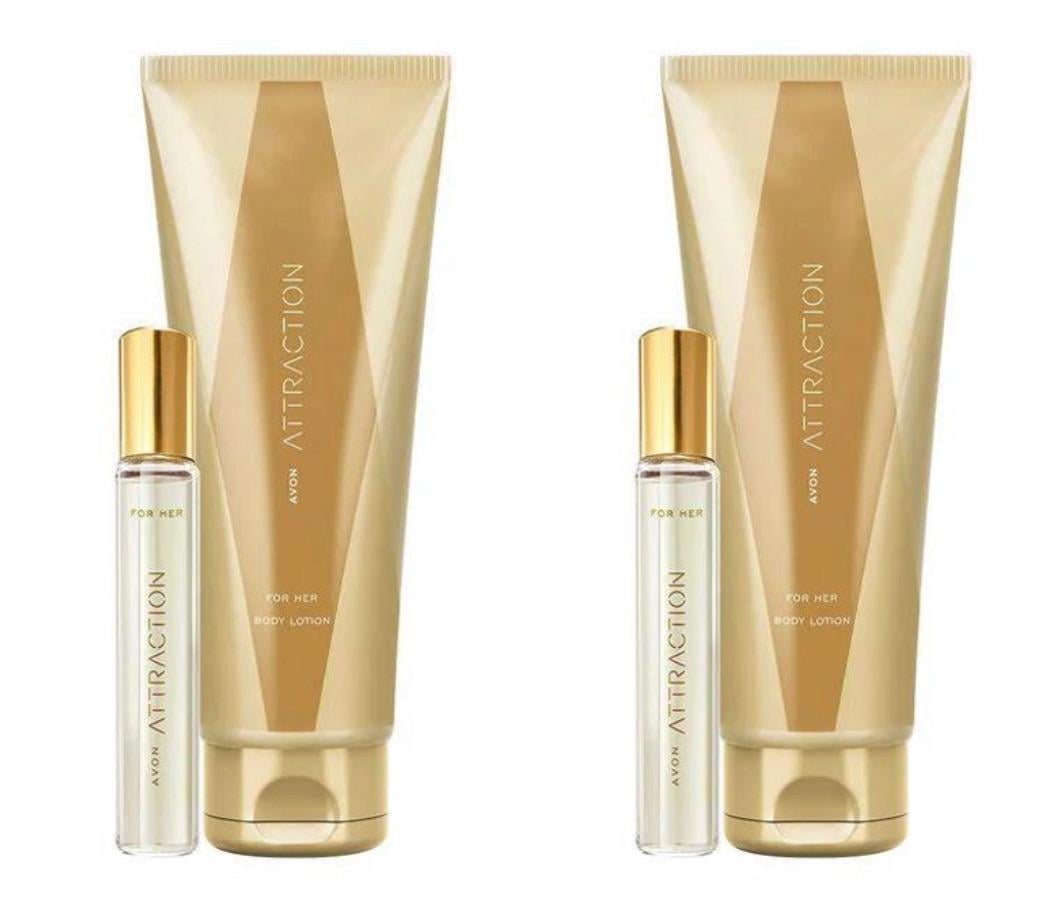 Набор женский парфюмированный Avon Attraction 2x10/2x125 мл (AV98049)