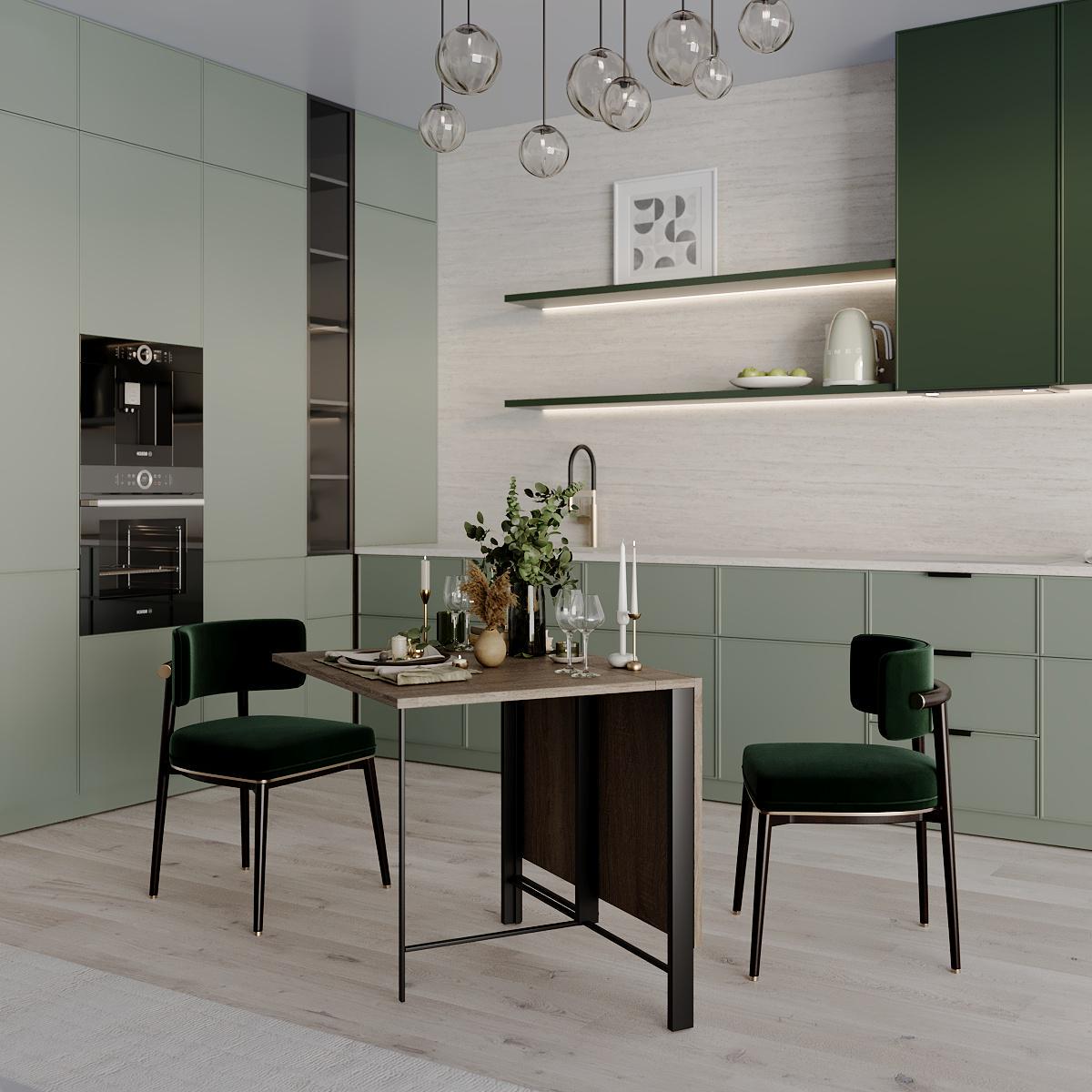 Обідній стіл-трансформер Voody 1300x900x756 мм Дуб вінтаж оксид/Чорні ніжки (GATB26090000030) - фото 5