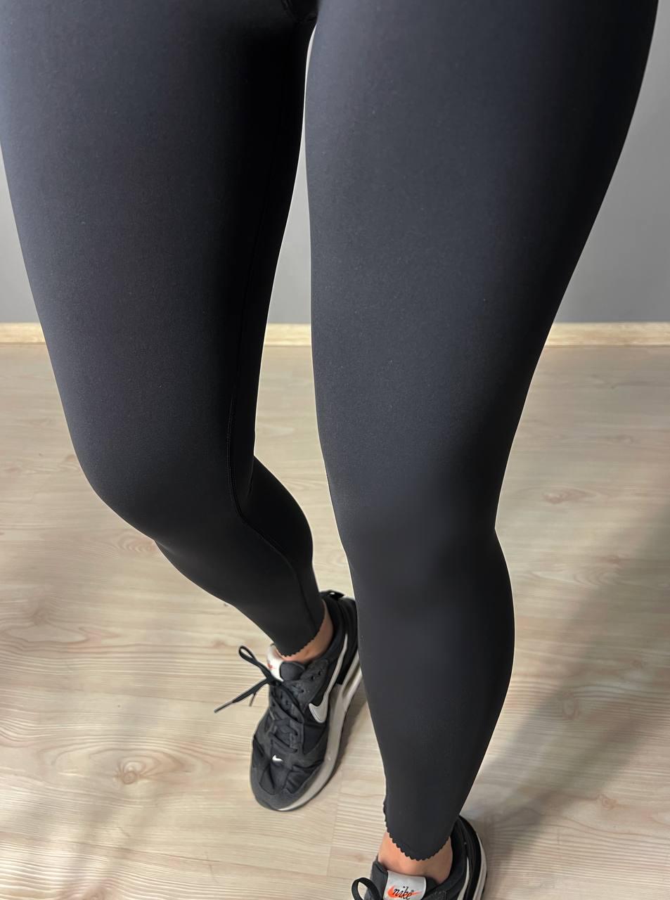 Лосини жіночі LADY HUREM 2513 утягуючі фігурний край тканина дайвінг ойшо широкий пояс M Чорний (1683) - фото 10 Лосини жіночі LADY HUREM 2513 утягуючі фігурний край тканина дайвінг ойшо широкий пояс M Чорний (1683) - фото 10