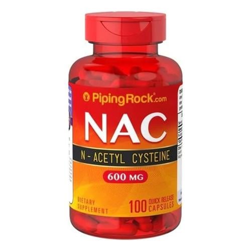 Ацетилцистеин Piping Rock N-Acetyl Cysteine NAC 100 Caps
