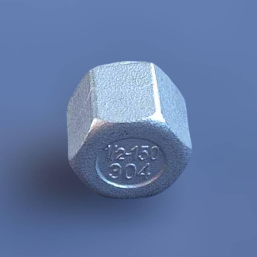 Заглушка муфтова шестигранна DN15 BSPP н/ж сталь AISI304 Class-150 внутрішня різьба 1/2" (29203160) - фото 3 Заглушка муфтова шестигранна DN15 BSPP н/ж сталь AISI304 Class-150 внутрішня різьба 1/2" (29203160) - фото 3