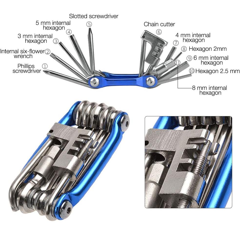 Мультитул для велосипеда XBL 11в1 - фото 7