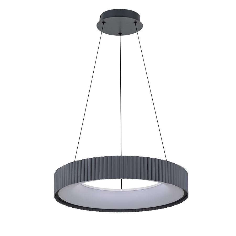 Люстра подвесная светодиодное кольцо Levistella 781P3165 500 GY Серый