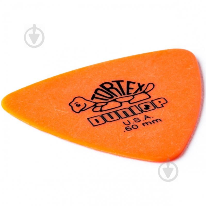 Медіатори Dunlop 4310 Tortex Triangle Guitar Pick 0.60 mm (1 шт.) - фото 2