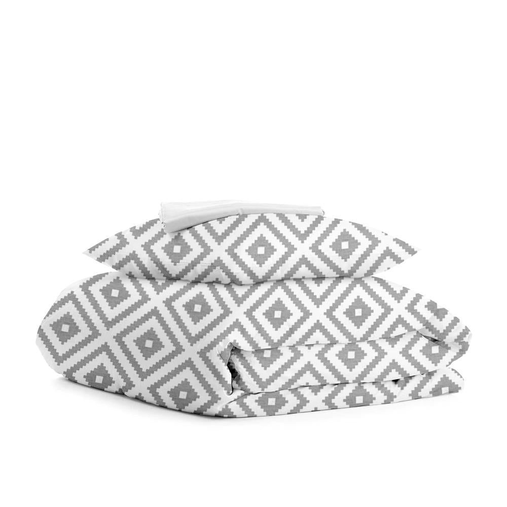 Подростковое постельное бельё ORNAMENT GREY WHITE