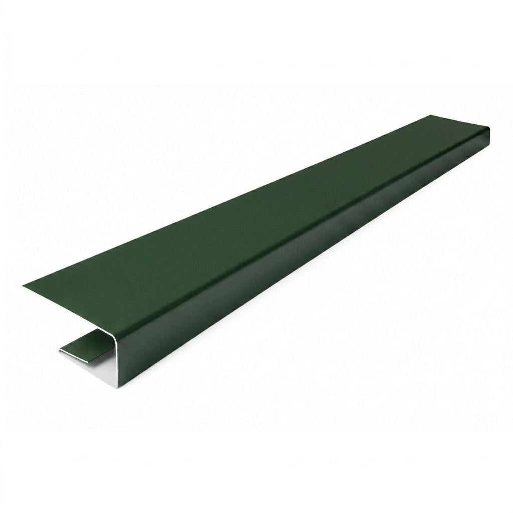 Стартовая планка J-фаска АКМ 50x15x30 мм 0,4 мм 110x2000 мм МАТ RAL 6005 Зеленый (35918879) Стартовая планка J-фаска АКМ 50x15x30 мм 0,4 мм 110x2000 мм МАТ RAL 6005 Зеленый (35918879)