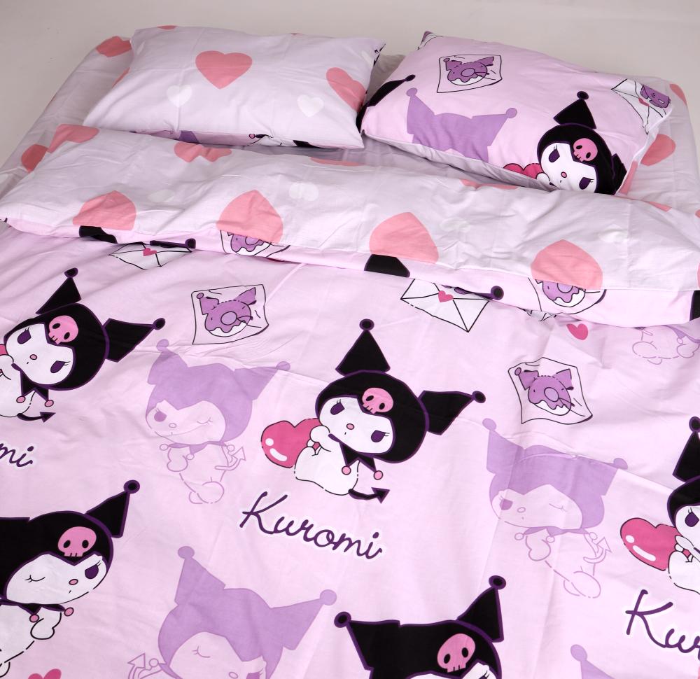 Комплект постільної білизни PaniPava Love Kuromi бязь 155х215 см (10100856) - фото 5