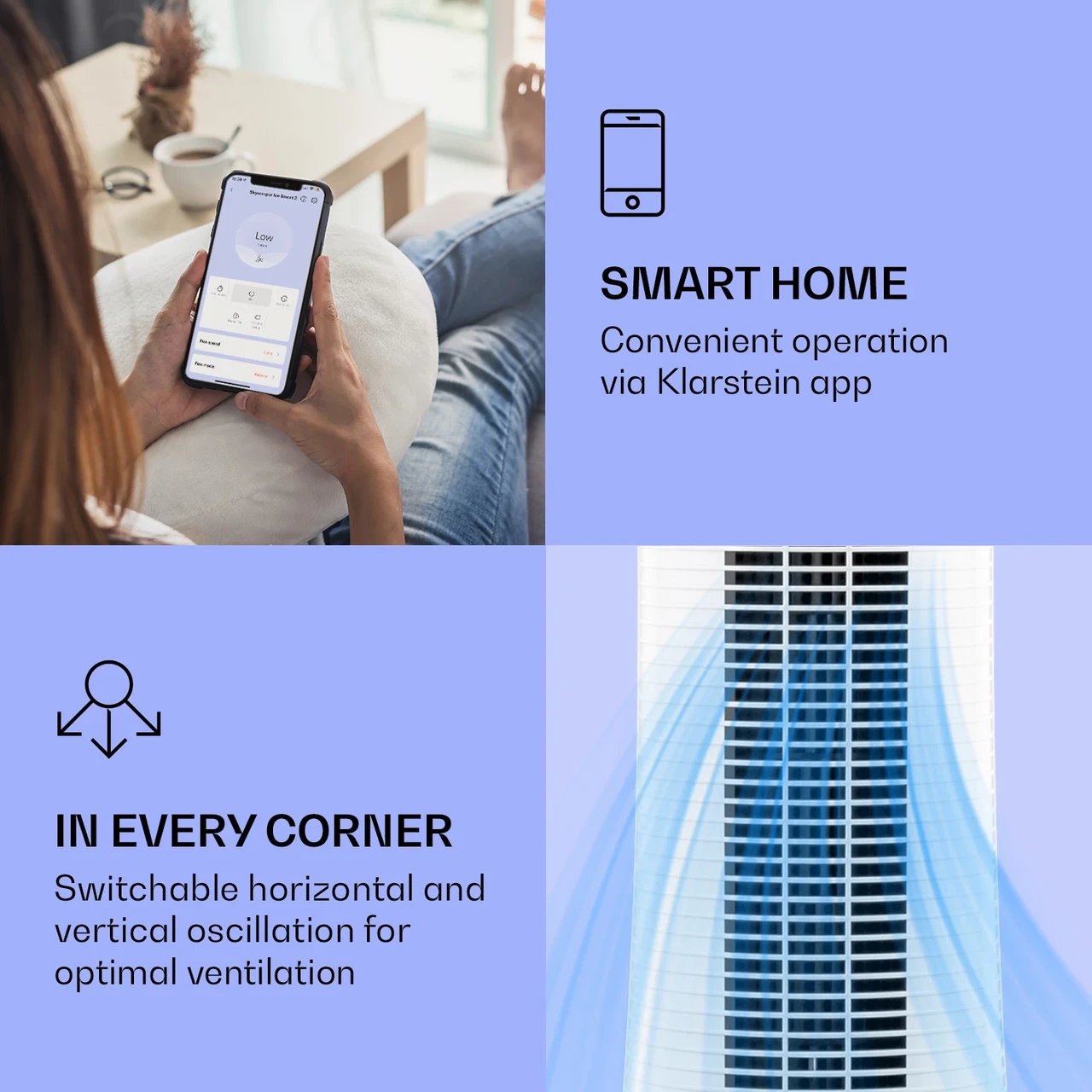 Повітроохолоджувач і вентилятор Skyscraper Ice Smart 4в1 Білий (10040207) - фото 6 Повітроохолоджувач і вентилятор Skyscraper Ice Smart 4в1 Білий (10040207) - фото 6