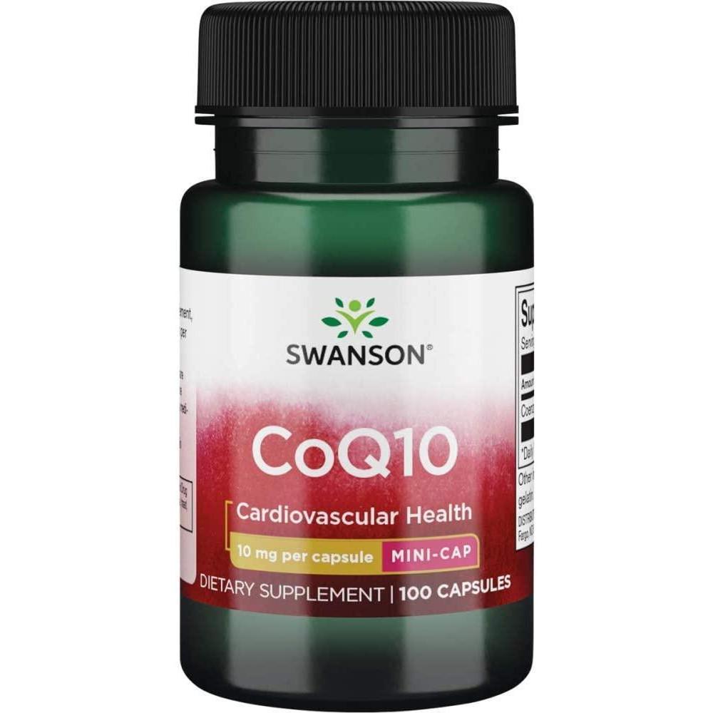 Коэнзим Swanson CoQ10 Mini Cap 10 мг 100 Caps