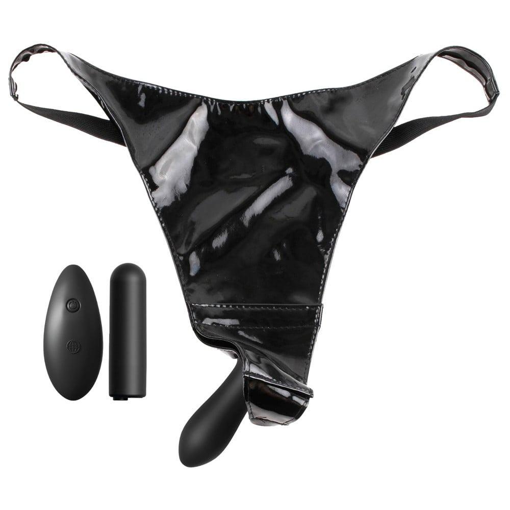 Вибратор в трусики Pipedream Fetish Fantasy с дистанционным управлением Черный (PP540749)