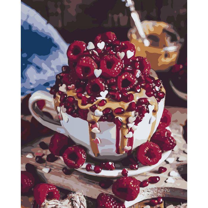 Картина за номерами Ідейка "Малиновий ранок" 40х50 см (KHO5524)