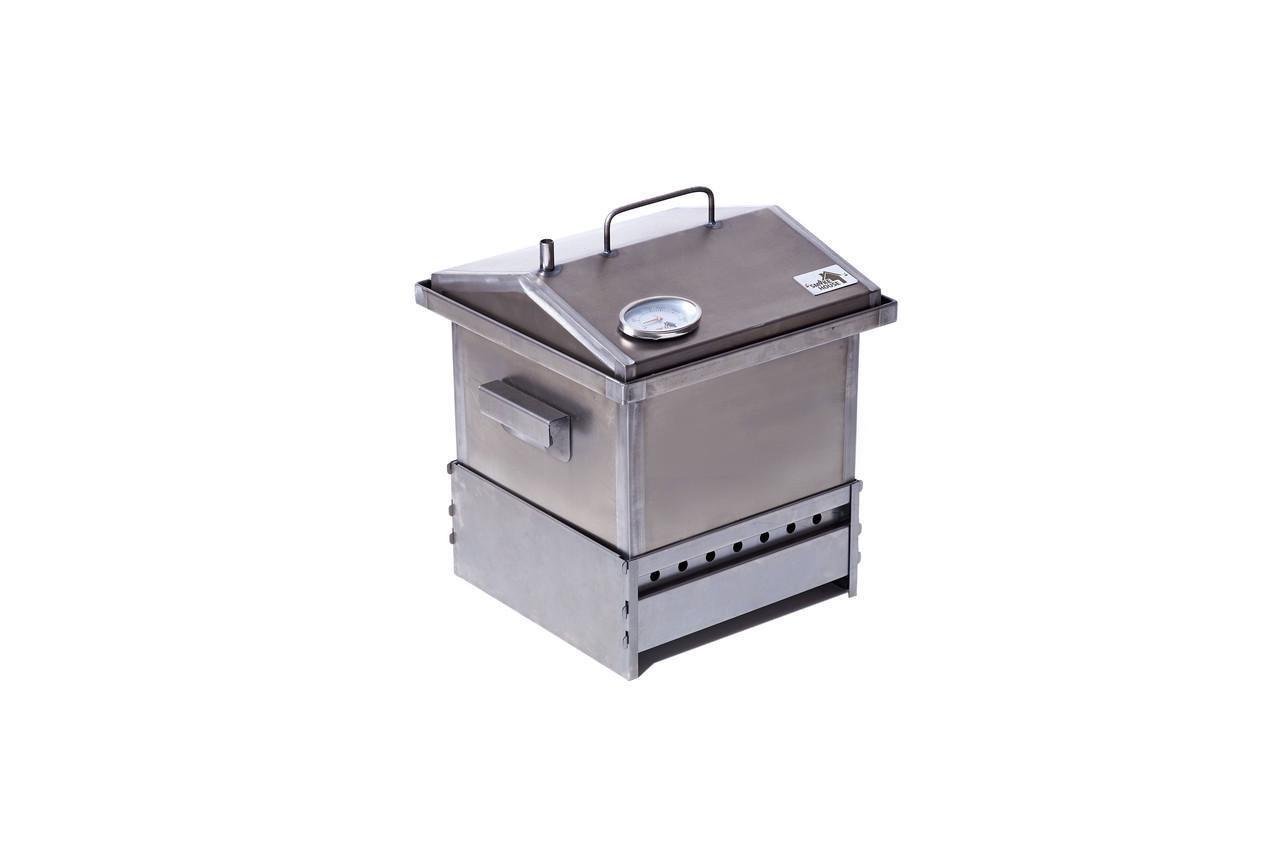 Коптильня маленька Smoke House Ориджінал S з термометром та підставкою