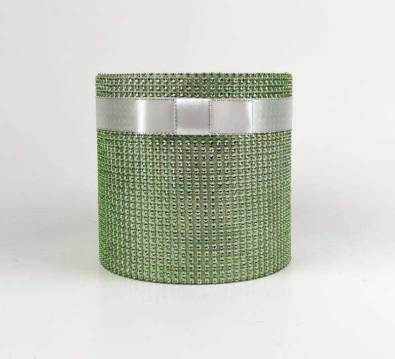 Коробка гламурна 15х15 см Зелений (1498)