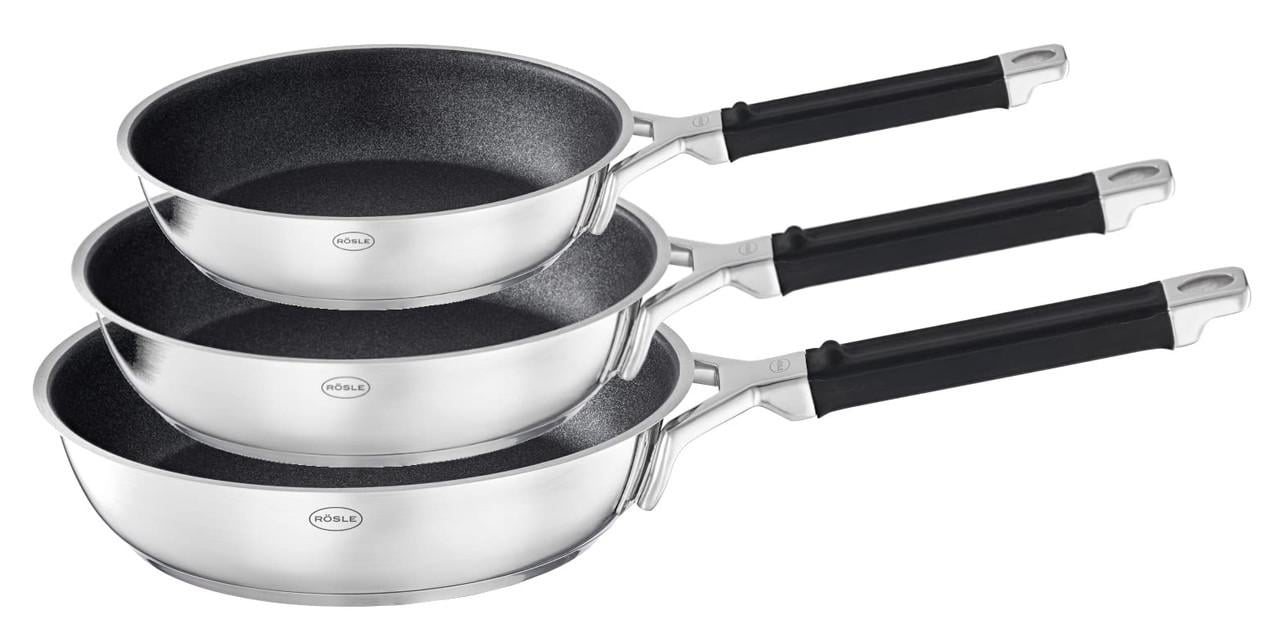 Набор сковородок ROSLE SILENCE PRO 4260742713743 3 шт. 20/24/28 см (4260742713743)