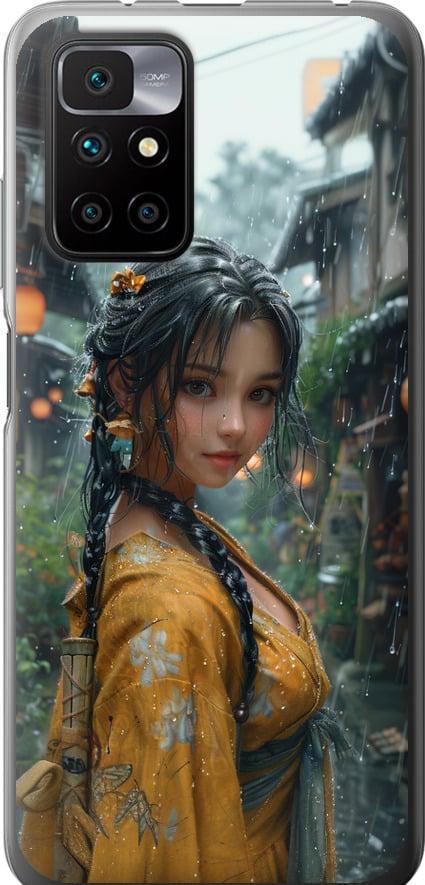 Чехол на Xiaomi Redmi 10 Anime-girl (6133u-2488-42517)