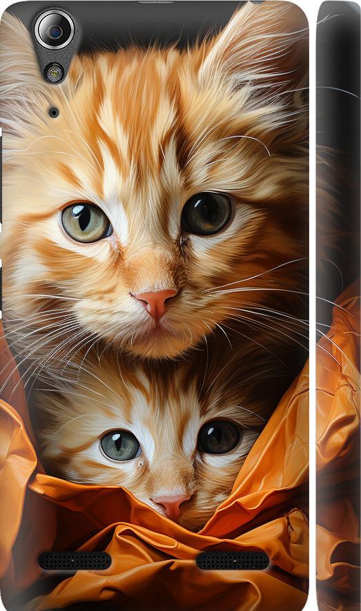 Чехол на Lenovo A6000 Котики 2 (5664m-103-42517)