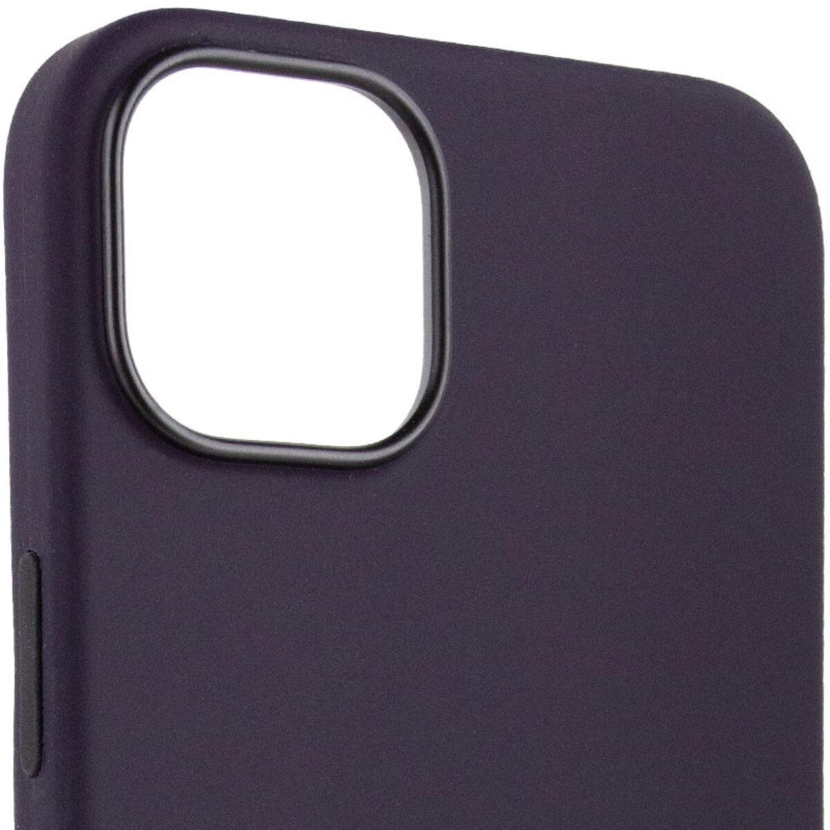 Протиударний чохол Silicone Full Case AAA MagSafe IC для Apple iPhone 14 Elderberry - фото 3