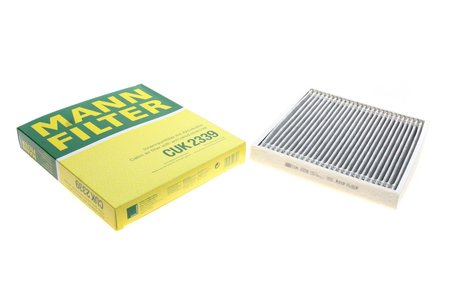 Фильтр салона Mann-Filter для BMW Z4 E85/E86/E89 02-16 угольный (CUK 2339)