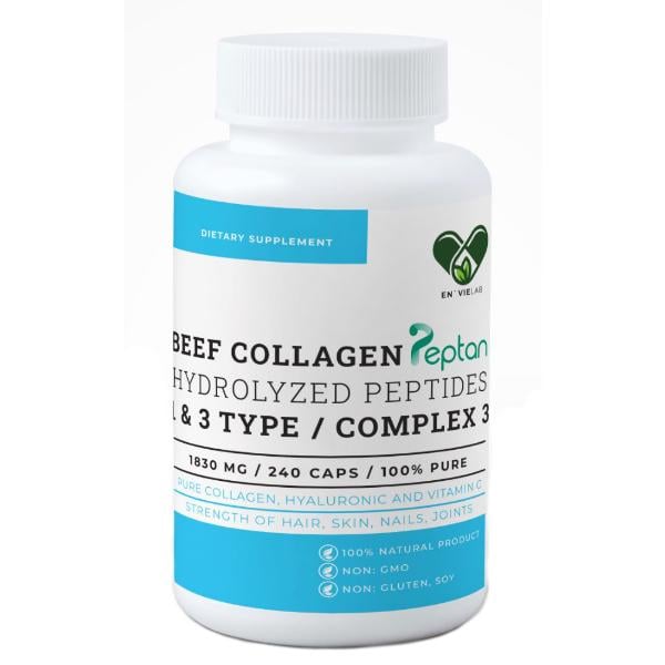 Колаген Envie Lab Beef Collagen Complex 3 1&3 Type 1830 мг 240 капс. (000022250)