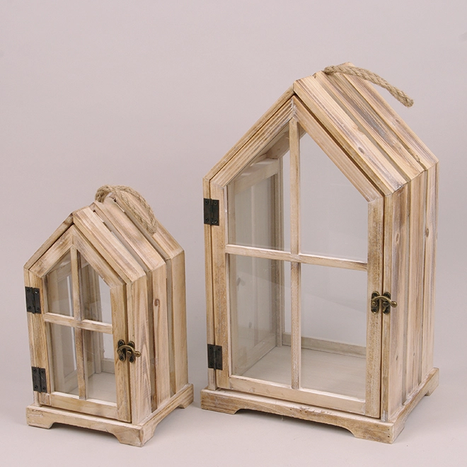 Комплект деревянных фонарей 20A0019-B/2 2 шт. (36863)