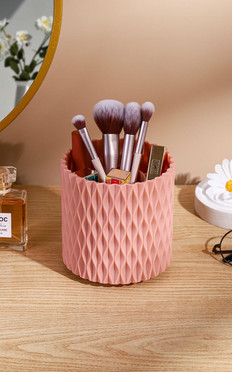 Органайзер для косметики 14408 11,7х11,8 см Розовый (4818468) - фото 1