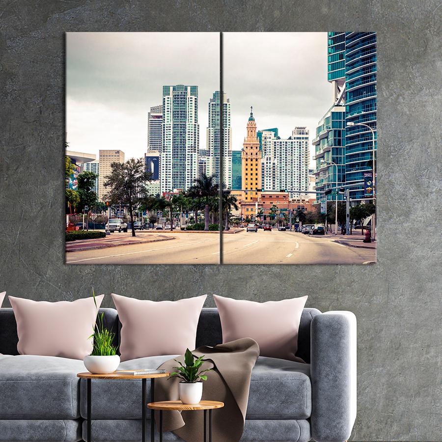 Настенний декор Панорама Майами 71x51 см (A750-2)