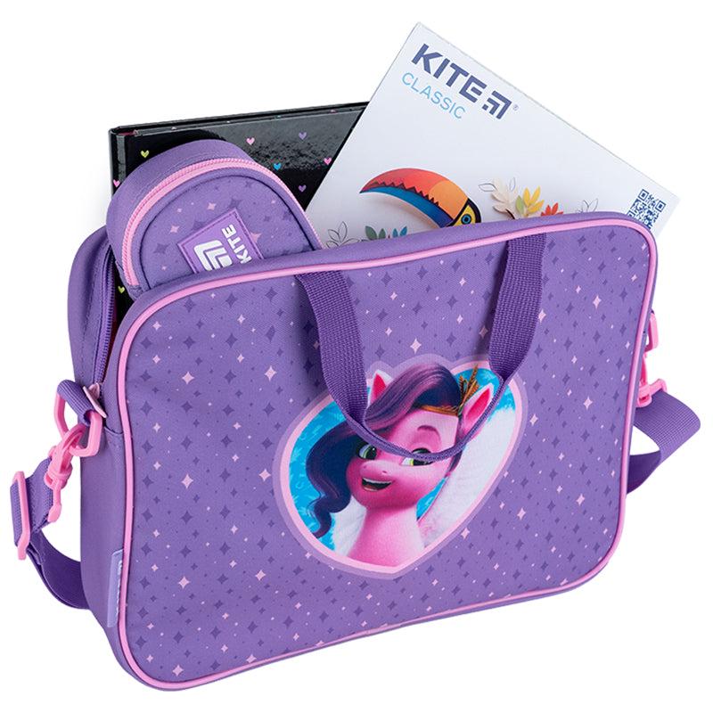 Школьная сумка текстильная KITE My Little Pony Фиолетовый (LP25-589) - фото 5 Школьная сумка текстильная KITE My Little Pony Фиолетовый (LP25-589) - фото 5