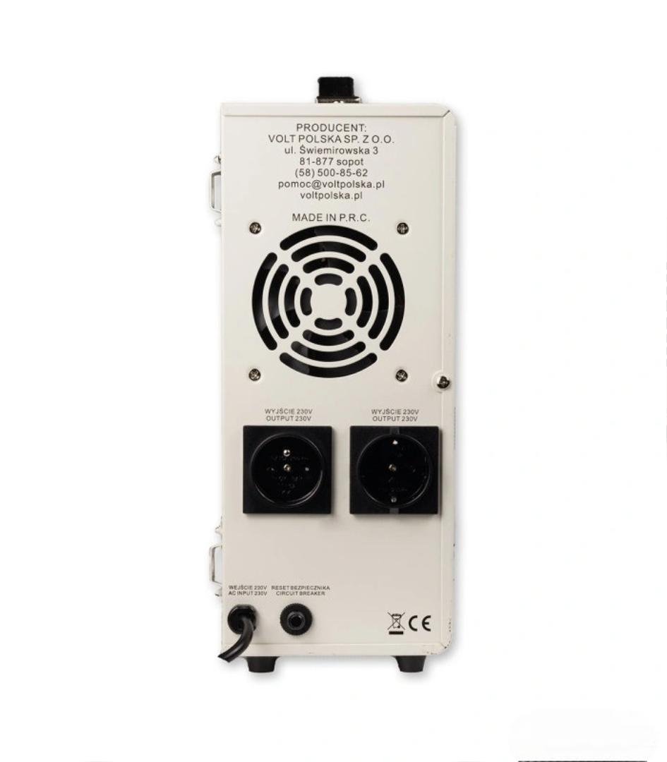 Інвертор Volt Polska SINUS PRO 1200 E PLUS 12/230V 800/1200 W - фото 3