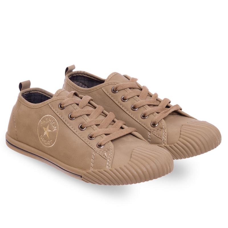 Кеди підліткові OB-4105 р. 39 Коричневий (06508185) - фото 4 Кеди підліткові OB-4105 р. 39 Коричневий (06508185) - фото 4